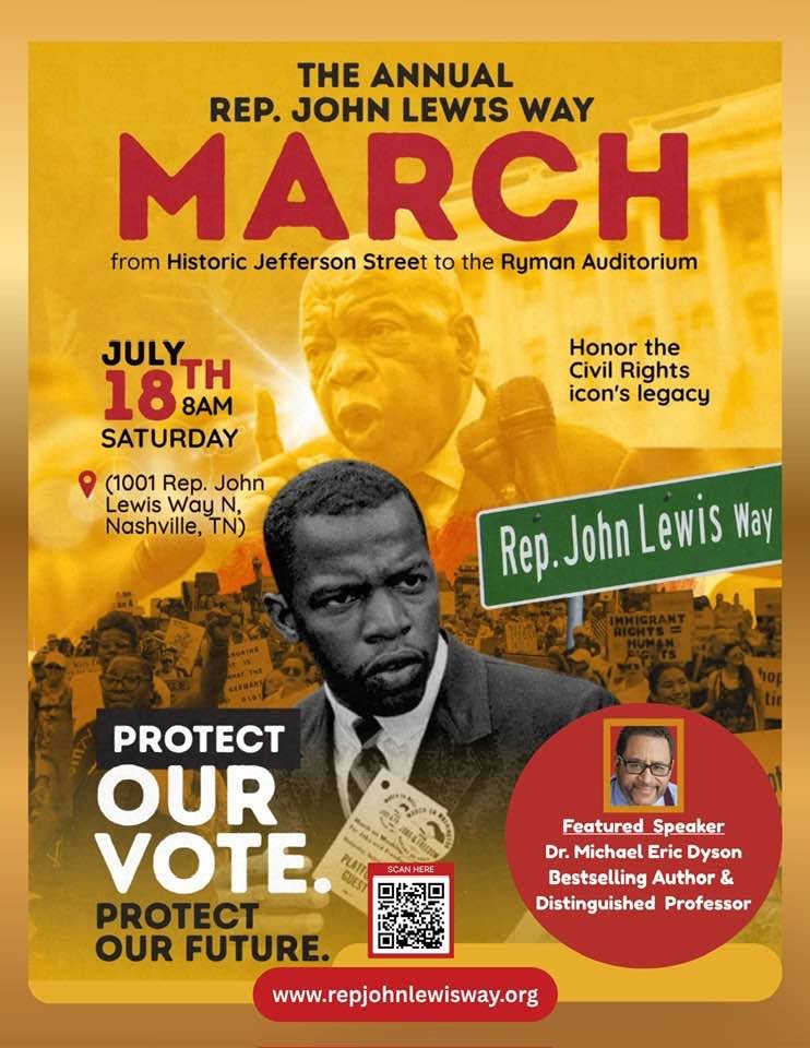 Nashville honors John Lewis legacy with youth voting symposium and annual march