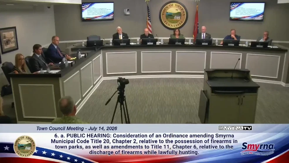 What Smyrna's new firearms ordinance means for parks, hunting and schools